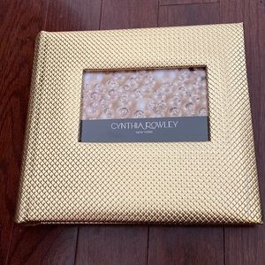 Gold Cynthia Rowley Photo Album -NWT